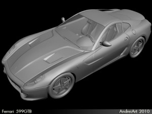 ferrari 599 3D Model