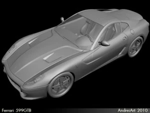 ferrari 599 3D Model