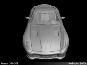 ferrari 599 3D Model