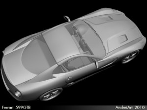 ferrari 599 3D Model