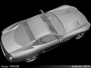 ferrari 599 3D Model