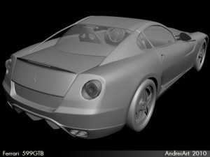 ferrari 599 3D Model