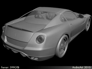 ferrari 599 3D Model