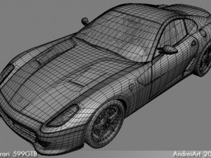 ferrari 599 3D Model