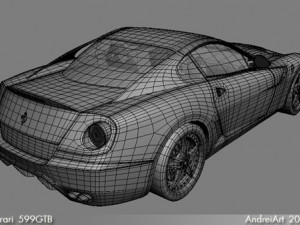 ferrari 599 3D Model