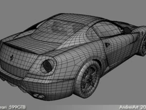 ferrari 599 3D Model