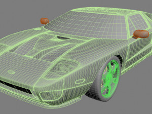 sportcar 3D मॉडल