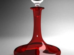 handmade ships decanter 3D Model