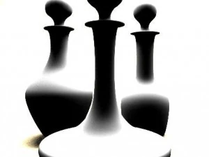 handmade ships decanter 3D Model