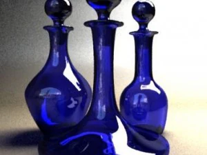 handmade ships decanter 3D Model