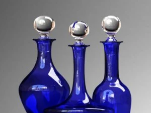 handmade ships decanter 3D Model