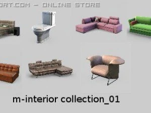 collezione interni 01 Modello 3D