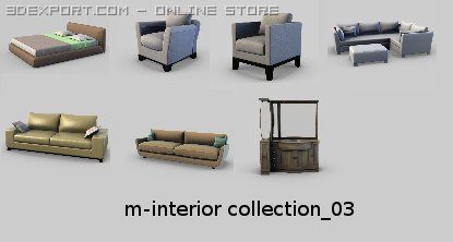 minterior collection 03 Modèle 3D .c4d .max .obj .3ds .fbx .stl .blend 