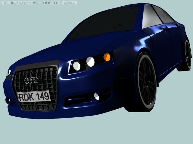 audi a4 3D-Modell .c4d .max .obj .3ds .fbx .stl .blend 