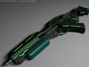 low poly future 3D Model