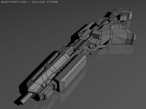 low poly future 3D Model