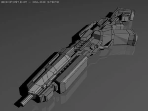 low poly future 3D Model
