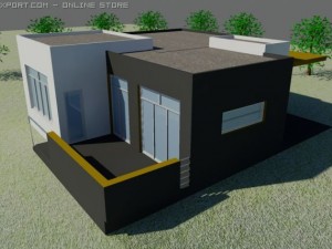small house 2 Model 3D