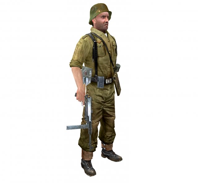 Wwii German Soldier 3D Модель In Мужчина 3DExport