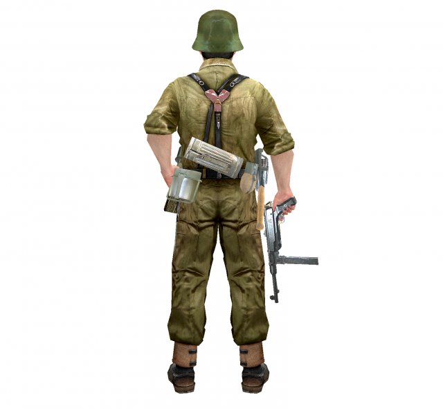 Wwii German Soldier 3D Модель In Мужчина 3DExport