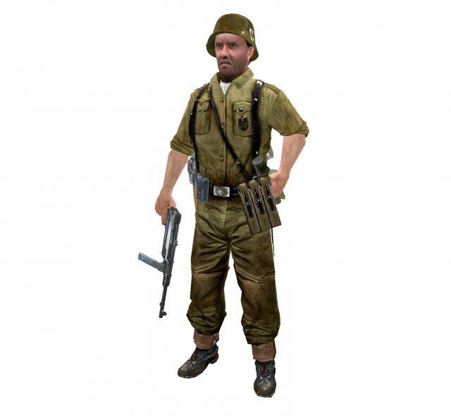 Wwii German Soldier 3D Модель In Мужчина 3DExport