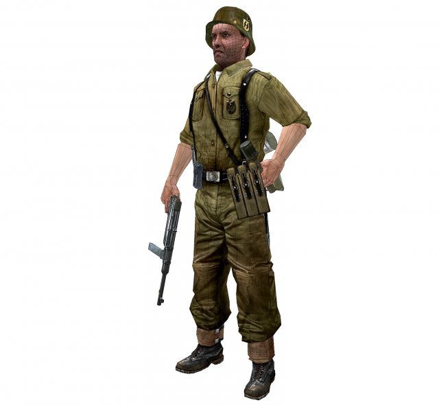 Wwii German Soldier 3D Модель In Мужчина 3DExport