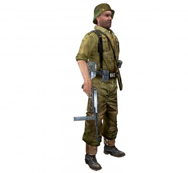 Wwii German Soldier 3D Модель In Мужчина 3DExport
