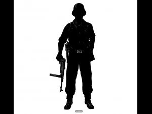 wwii german soldier 3D Model