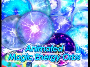 Orbes d'&eacute;nergie magique anim&eacute;s en 2D Modèle 3D