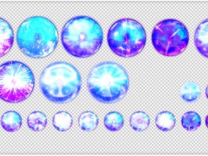 2d animated magic energy orbs Modèle 3D