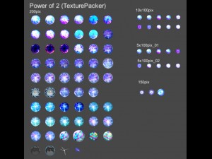 2d animated magic energy orbs Modèle 3D