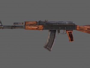 ak-74 assault rifle 3D 모델