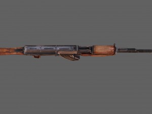 ak-74 assault rifle 3D 모델