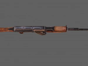 ak-74 assault rifle 3D Model
