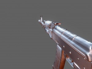 ak-74 assault rifle 3D 모델