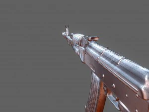 ak-74 assault rifle 3D Model