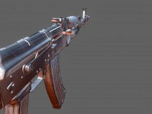 ak-74 assault rifle 3D Model