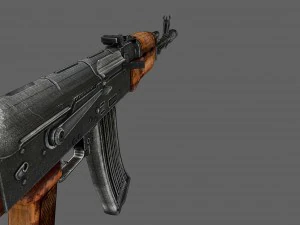 ak-74 assault rifle 3D Model
