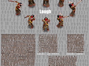 2d cowboy brut character 3D 모델