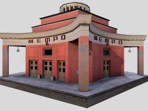 esta&ccedil;&atilde;o de metr&ocirc; arbat moscou r&uacute;ssia Modelo 3D