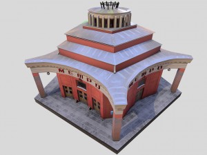 arbat metro station moscow russia 3D Model