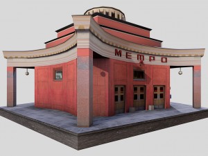 arbat metro station moscow russia 3D Model
