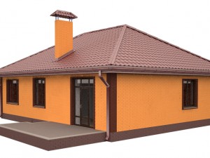private house Model 3D