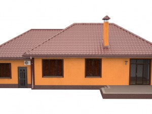 private house Model 3D