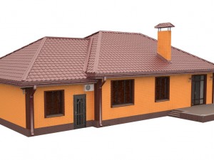 private house Model 3D