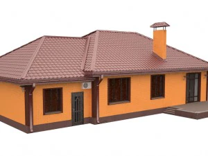 private house 3D Model