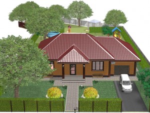 private house Model 3D