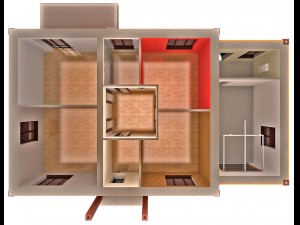 private house Model 3D