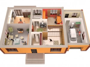 private house Model 3D