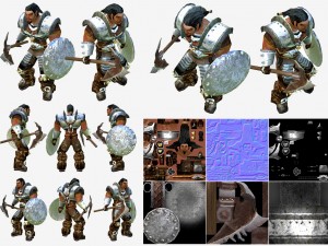 warrior lowpoly character 3D Model